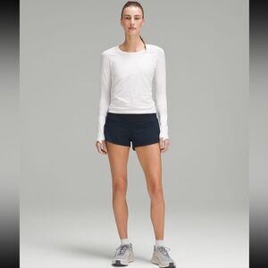 Lululemon Athletica Speed Up LR Shorts 2.5” Lined True Navy Blue